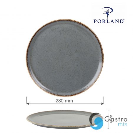 Talerz do pizzy Stone 280 mm | 04ALM002446 FINE DINE 
