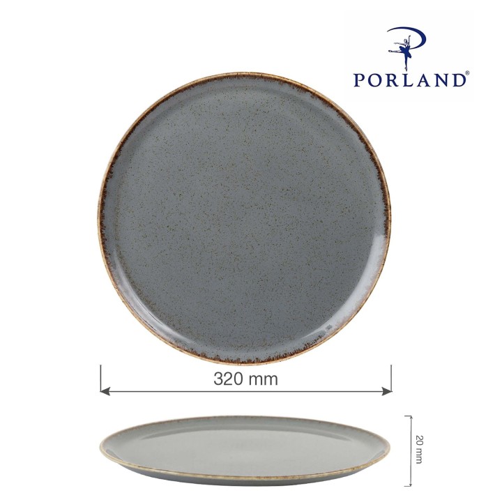 Talerz do pizzy Stone 320 mm | 04ALM002447 FINE DINE