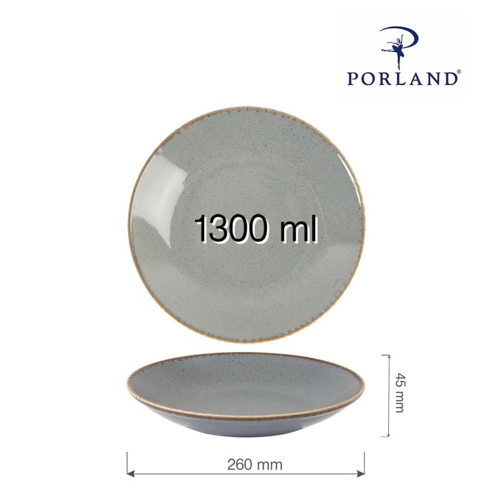 Talerz coupe Stone 260 mm | 04ALM002452 FINE DINE