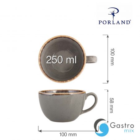 Filiżanka elegancka Stone 250 ml | 04ALM002453 FINE DINE 