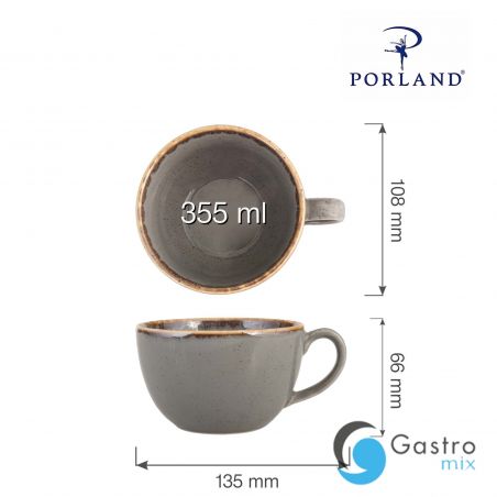 Filiżanka elegancka Stone 320 ml | 04ALM002454 FINE DINE 