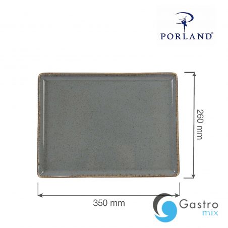 Taca prostokątna Stone 350x260 mm | 04ALM002456 FINE DINE 