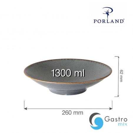 Talerz na stopie Stone 260 mm | 04ALM002458 FINE DINE 