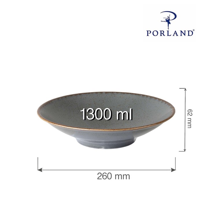 Talerz na stopie Stone 260 mm | 04ALM002458 FINE DINE