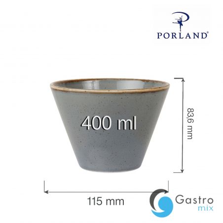 Miska stożkowa Stone 400 ml | 04ALM002461 FINE DINE 