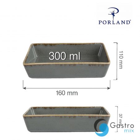 Naczynie do przystawek Stone 160x110 mm | 04ALM002478 FINE DINE 