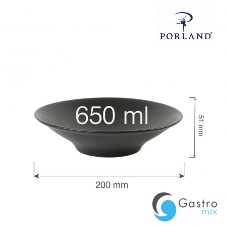 Talerz głęboki Coal śr. 200 mm | 04ALM002758 FINE DINE 