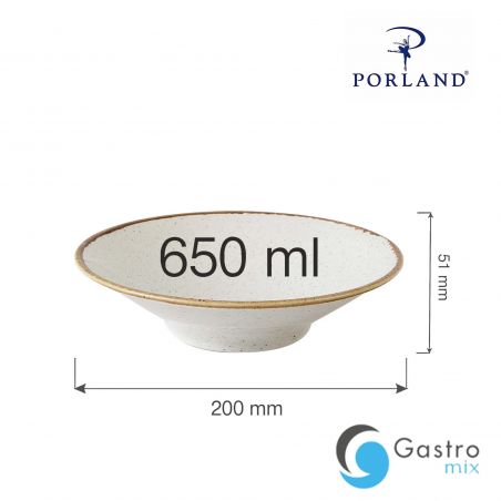 Talerz głęboki Sand 200 mm | 04ALM002763 FINE DINE 
