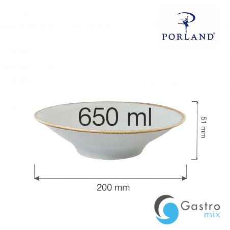 Talerz głęboki Ashen 200 mm | 04ALM002764 FINE DINE 
