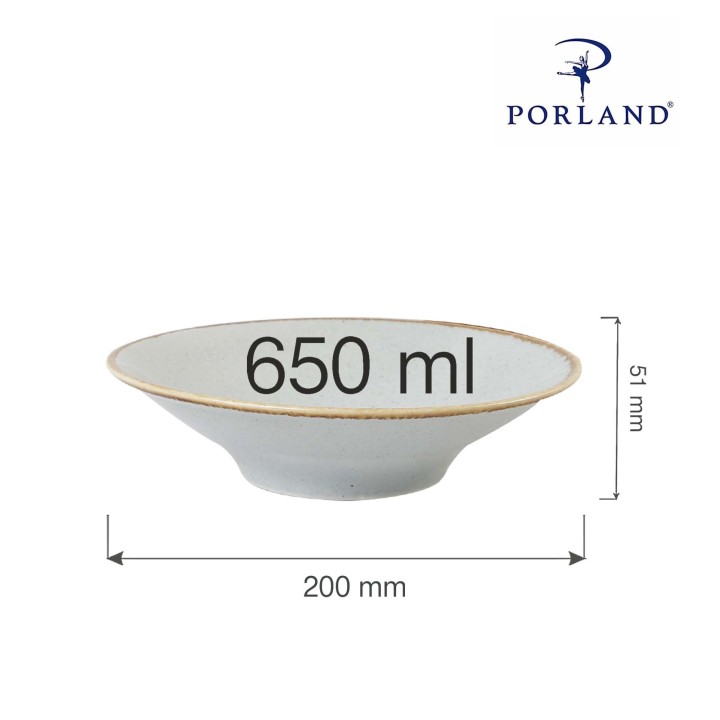Talerz głęboki Ashen 200 mm | 04ALM002764 FINE DINE