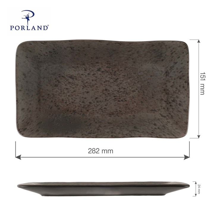 Półmisek prostokątny 280x150mm Ironstone| 04SWA000025 FINE DINE