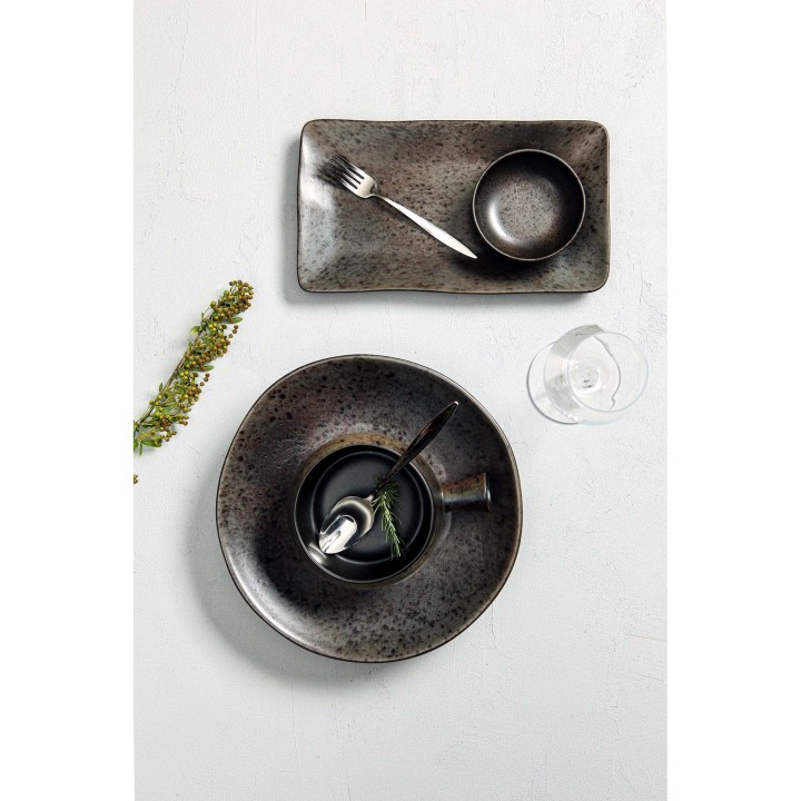 Miska z uchwytem Ironstone, 600 ml, 140 mm  | 04SWA000097 FINE DINE