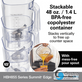  Blender specjalistyczny HBH855-CE Summit® Edge, Hamilton Beach Commercial | HBH855-CE fine dine