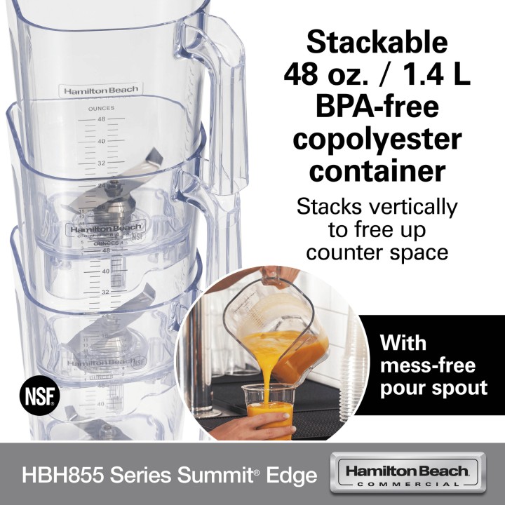 Blender specjalistyczny HBH855-CE Summit® Edge, Hamilton Beach Commercial | HBH855-CE fine dine