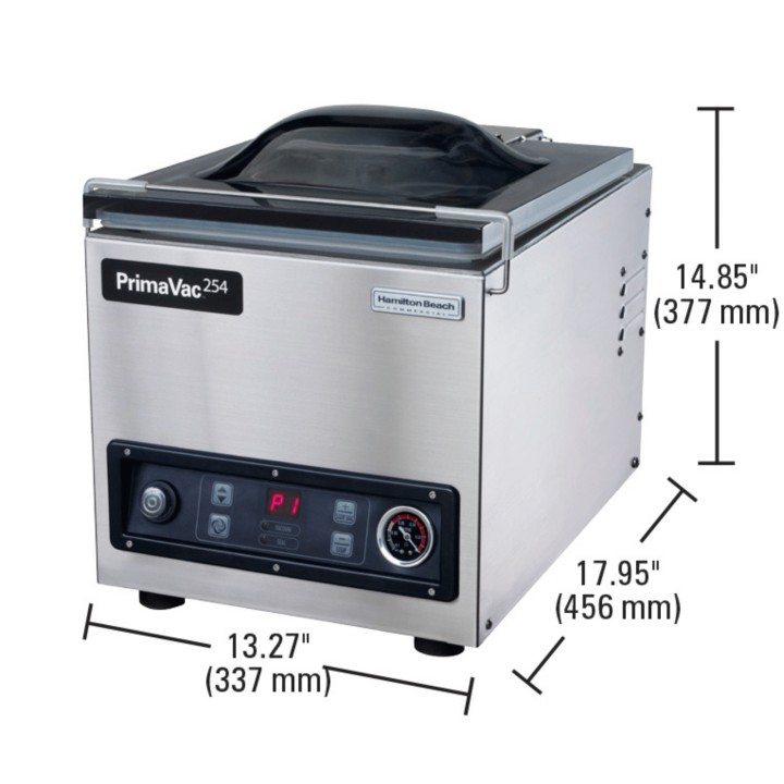 Pakowarka próżniowa HVC254-CE PrimaVac™ 337x456x(H)377 mm, Hamilton Beach Commercial  | HVC254-CE FINE DINE