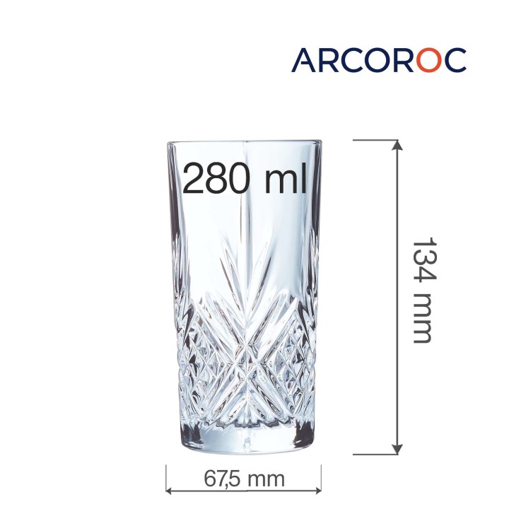 Szklanka 280ml Broadway  | L7256 FINE DINE
