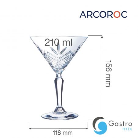 Kieliszek 210 ml do martini Broadway | P8795 FINE DINE 