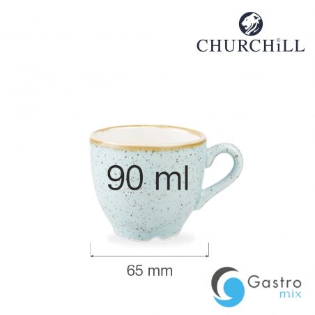 Filiżanka do espresso Stonecast Duck Egg Blue 90 ml | SDESCEB91 FINE DINE 