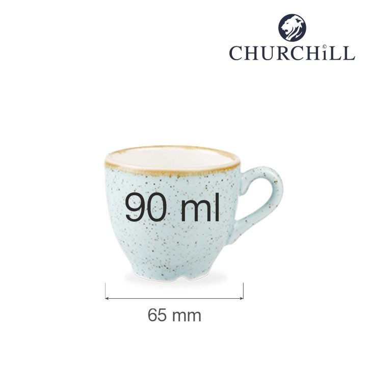 Filiżanka do espresso Stonecast Duck Egg Blue 90 ml | SDESCEB91 FINE DINE
