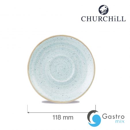 Spodek espresso Stonecast Duck Egg Blue 118 mm | SDESESS1 FINE DINE 