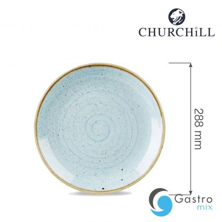 Talerz płytki Stonecast Duck Egg Blue 288 mm | SDESEV111 FINE DINE 