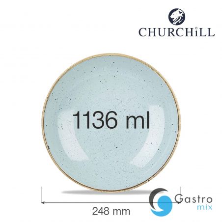 Miska coupe Stonecast Duck Egg Blue 1136 ml | SDESEVB91 FINE DINE 