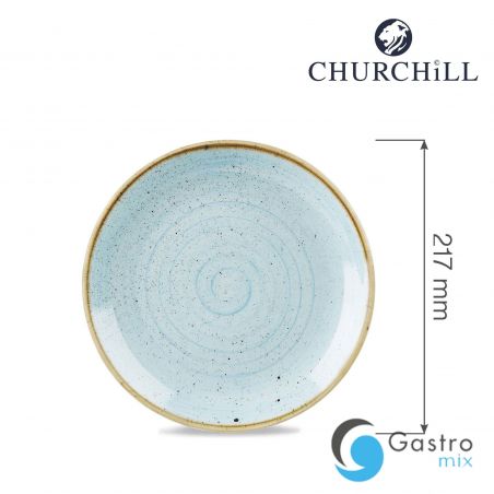 Talerz płytki Stonecast Duck Egg Blue 217 mm | SDESEVP81 FINE DINE 