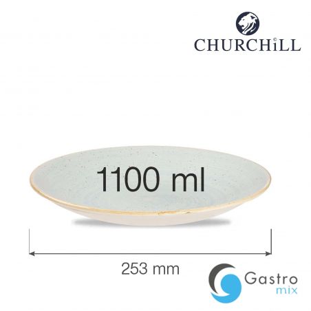 Miska o organicznym kształcie Stonecast Duck Egg Blue 1100 ml | SDESOGB11 FINE DINE 