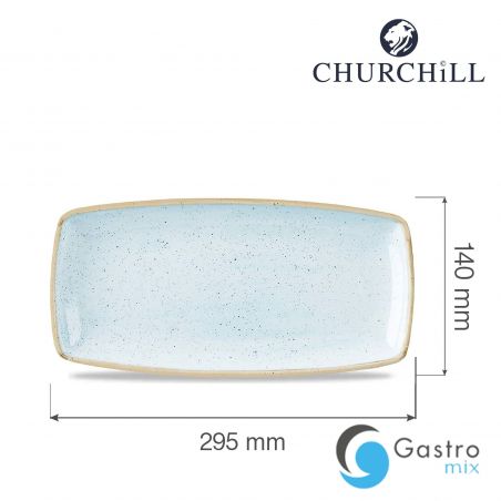 Półmisek Stonecast Duck Egg Blue 295x140 mm | SDESOP111 FINE DINE 