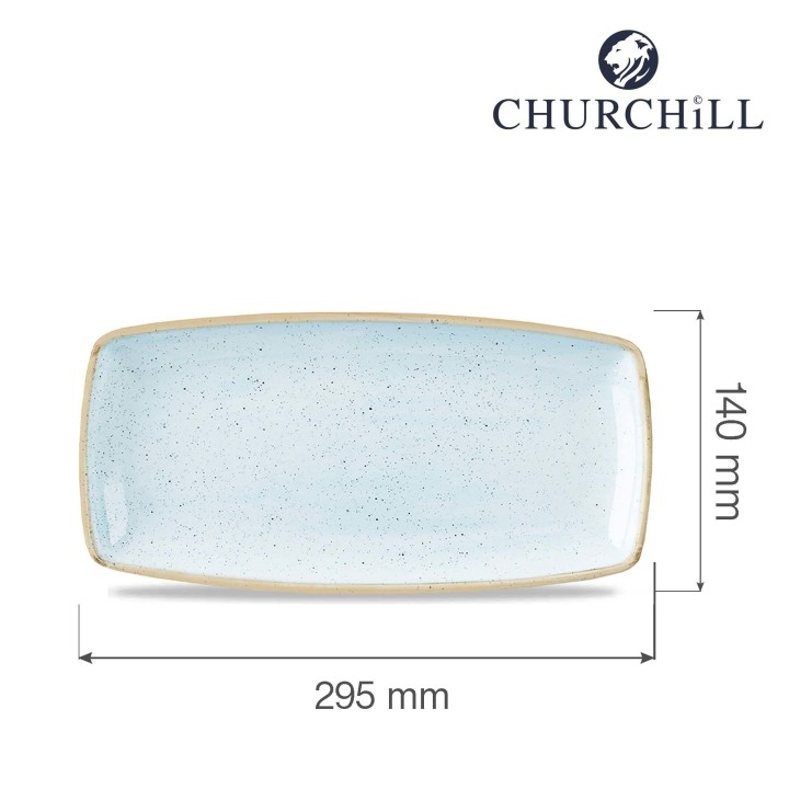 Półmisek Stonecast Duck Egg Blue 295x140 mm | SDESOP111 FINE DINE