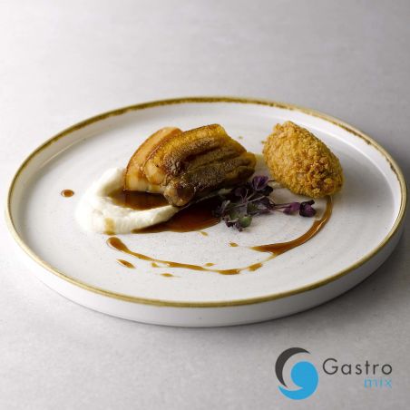 Talerz płytki z rantem 260 mm  Stonecast Barley White | SWHSWP261 FINE DINE 