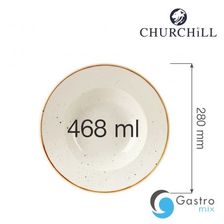 Talerz do pasty  280 mm Stonecast Barley White | SWHSVWBL1 FINE DINE 