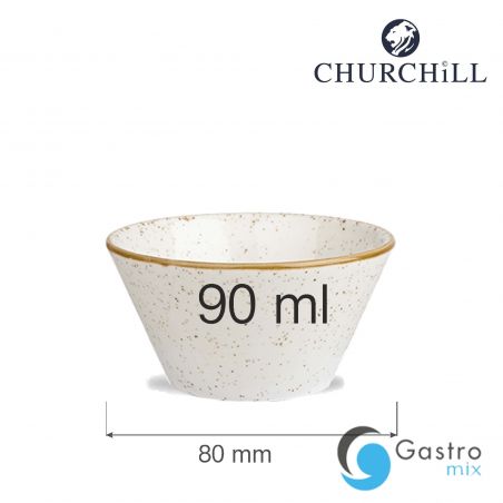 Naczynie do dipów 90 ml Stonecast Barley White | SWHSSD31 FINE DINE 