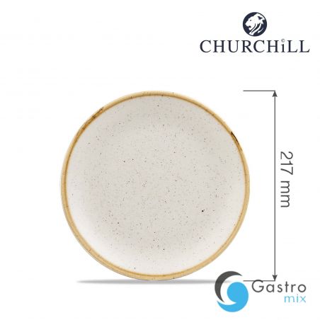 Talerz płytki 217 mm Stonecast Barley White  | SWHSEVP81 FINE DINE 