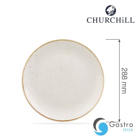 Talerz płytki 288 mm Stonecast Barley White  | SWHSEV111 FINE DINE 