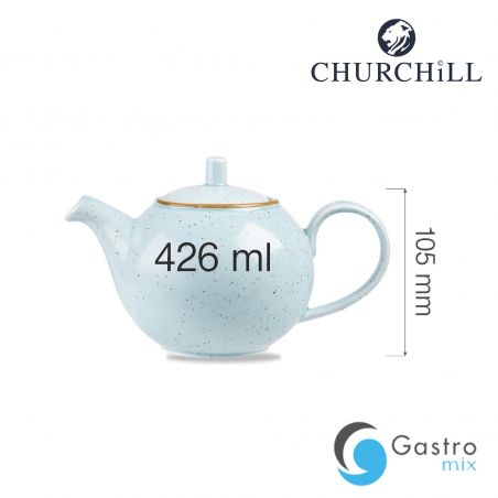 Dzbanek Stonecast Duck Egg Blue 426ml | SDESSB151 FINE DINE 