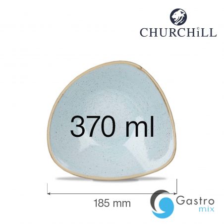 Miska trójkątna Stonecast Duck Egg Blue 370 ml | SDESTRB71 FINE DINE 