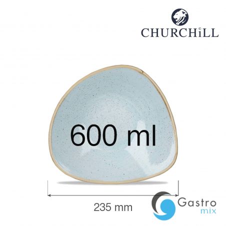 Miska trójkątna Stonecast Duck Egg Blue 600 ml | SDESTRB91 FINE DINE 