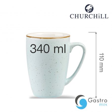 Kubek Stonecast Duck Egg Blue 340 ml | SDESVM121 FINE DINE 