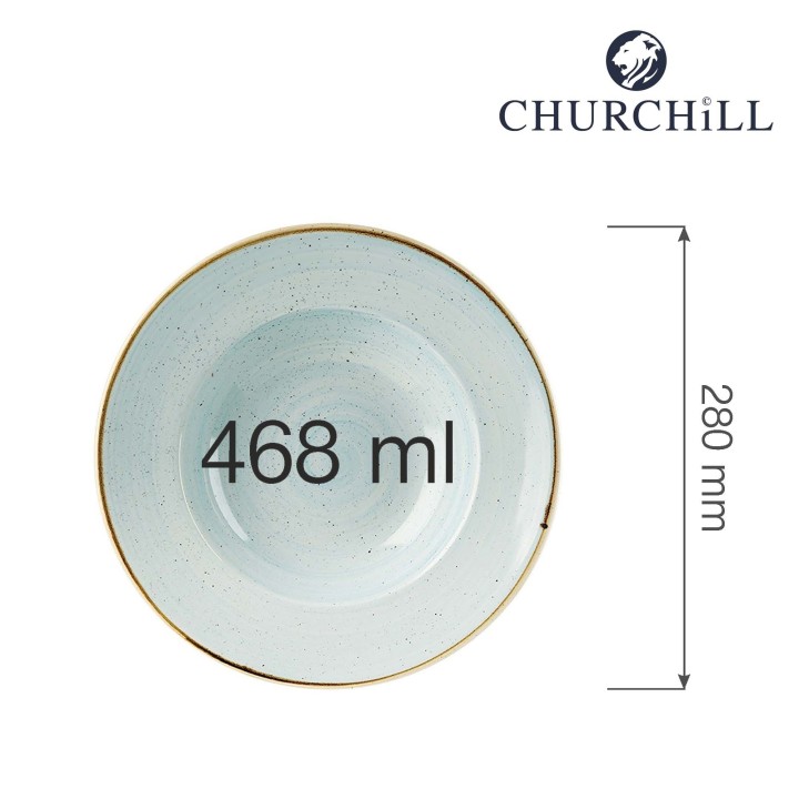 Talerz do pasty Stonecast Duck Egg Blue 280 mm | SDESVWBL1 FINE DINE