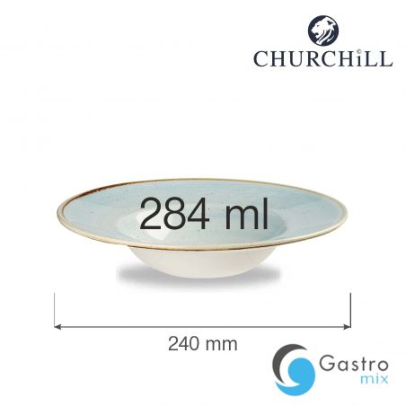 Talerz głęboki Stonecast Duck Egg Blue 240 mm | SDESVWBM1 FINE DINE 