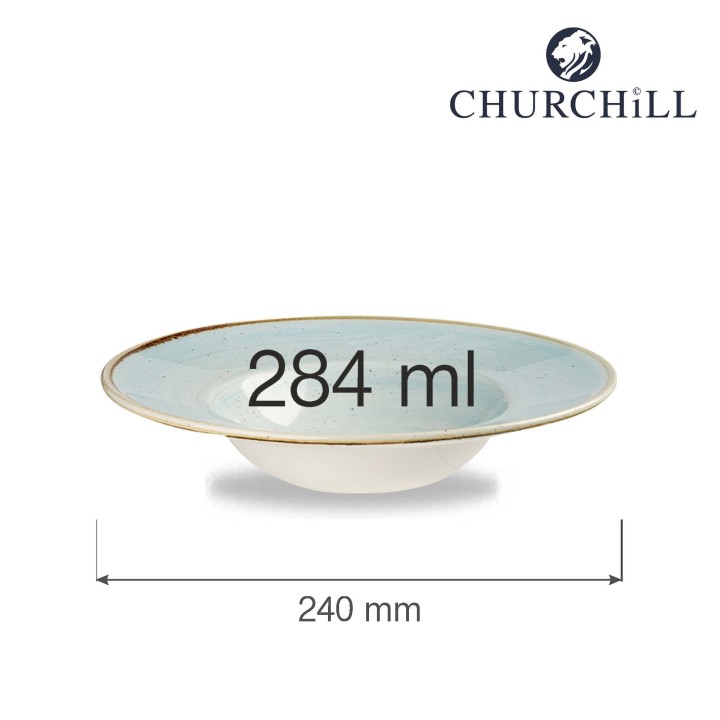Talerz głęboki Stonecast Duck Egg Blue 240 mm | SDESVWBM1 FINE DINE