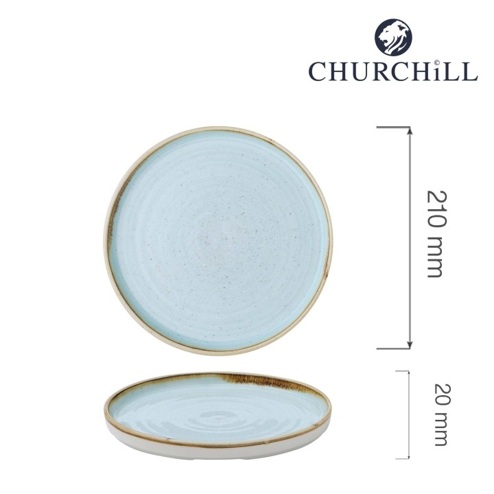 Talerz z wysokim rantem Duck Egg, 210mm | SDESWP211 FINE DINE