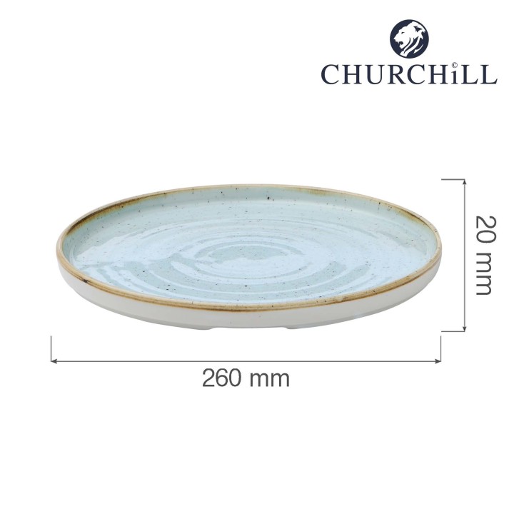 Talerz z wysokim rantem Duck Egg, 260mm | SDESWP261 FINE DINE