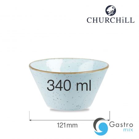 Miska konikalna Stonecast Duck Egg Blue 340 ml | SDESZE121 FINE DINE 