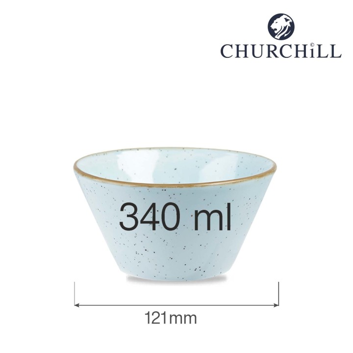 Miska konikalna Stonecast Duck Egg Blue 340 ml | SDESZE121 FINE DINE