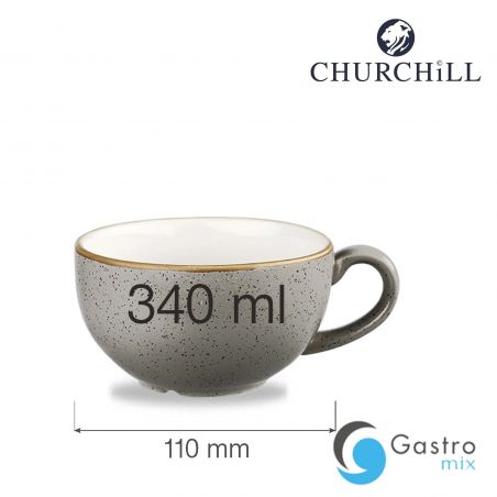 Filiżanka Stonecast Peppercorn Grey 340 ml | SPGSCB281 FINE DINE 