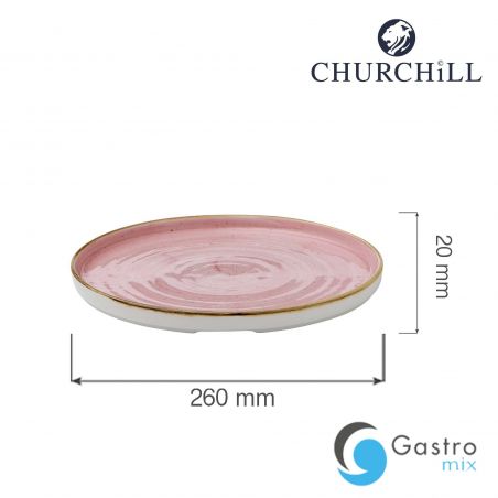 Talerz z wysokim rantem Petal Pink, 260mm | SPPSWP261 FINE DINE 