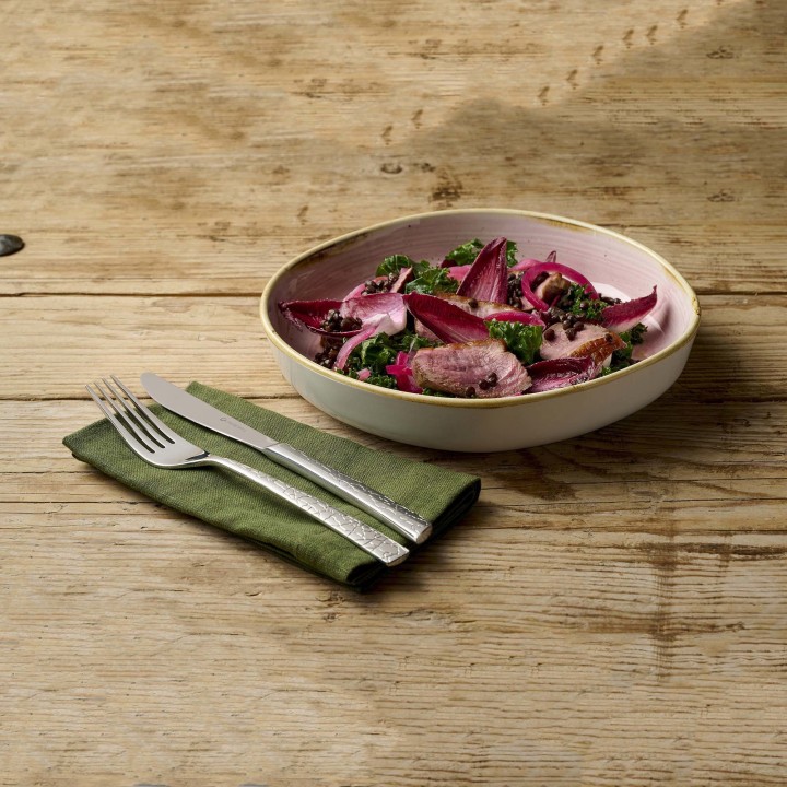 Miska trójkątna Stonecast Petal Pink 153 mm, 260 ml   | SPPSTRB61 FINE DINE