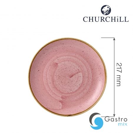 Talerz płytki 217 mm Stonecast Petal Pink  | SPPSEVP81 FINE DINE 